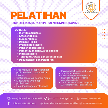 Risiko Berdasarkan Permen BUMN No. 5/2022